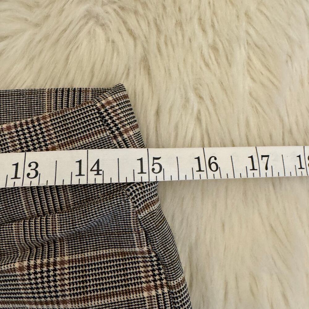 DKNY Plaid Straight Leg Ankle Pull On Pants 10 - Picture 10 of 11